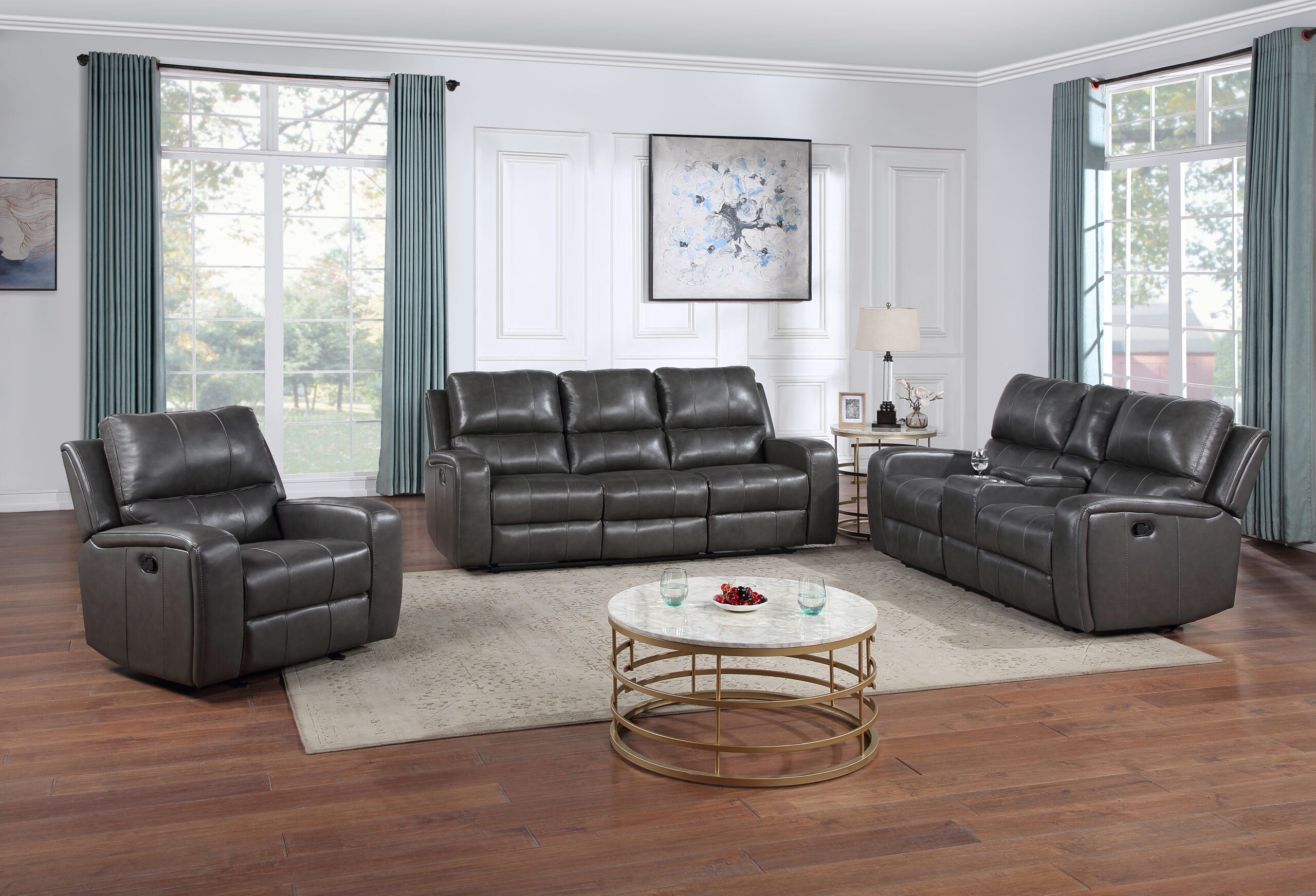Linton Leather Motion Collection New Classic Furniture