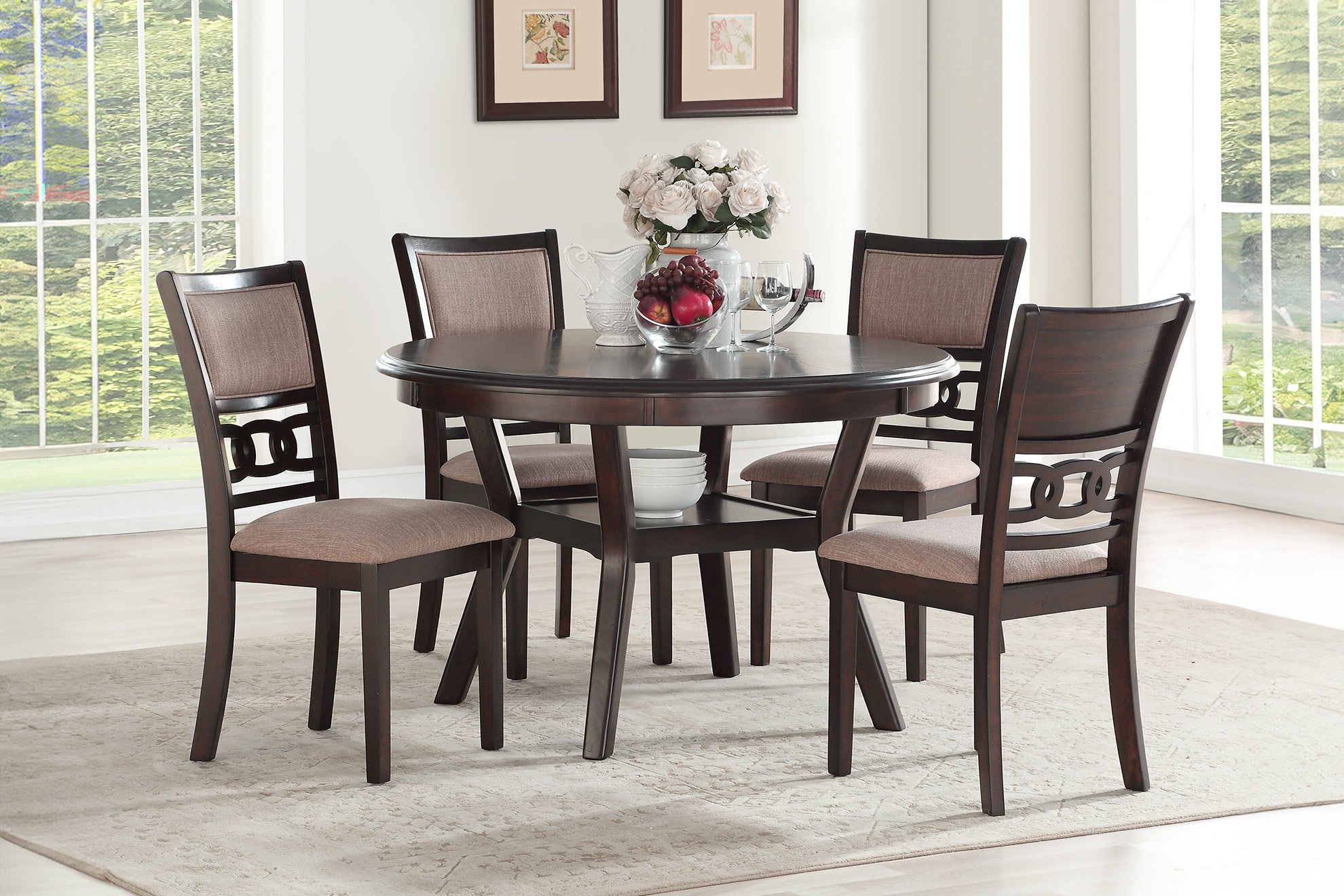Gia cherry dining collection new classic furniture